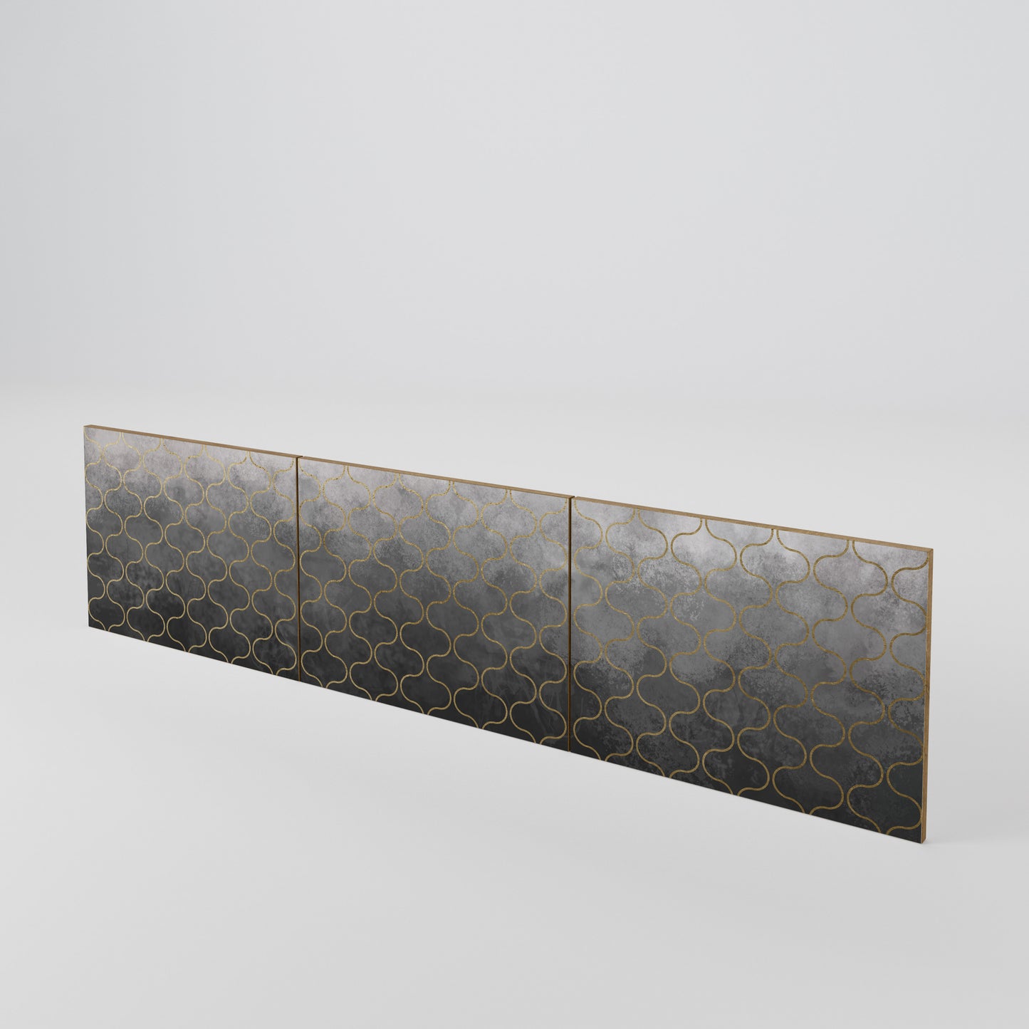 TESSELATED GRAYISH Set di 3 ante per mobile TV