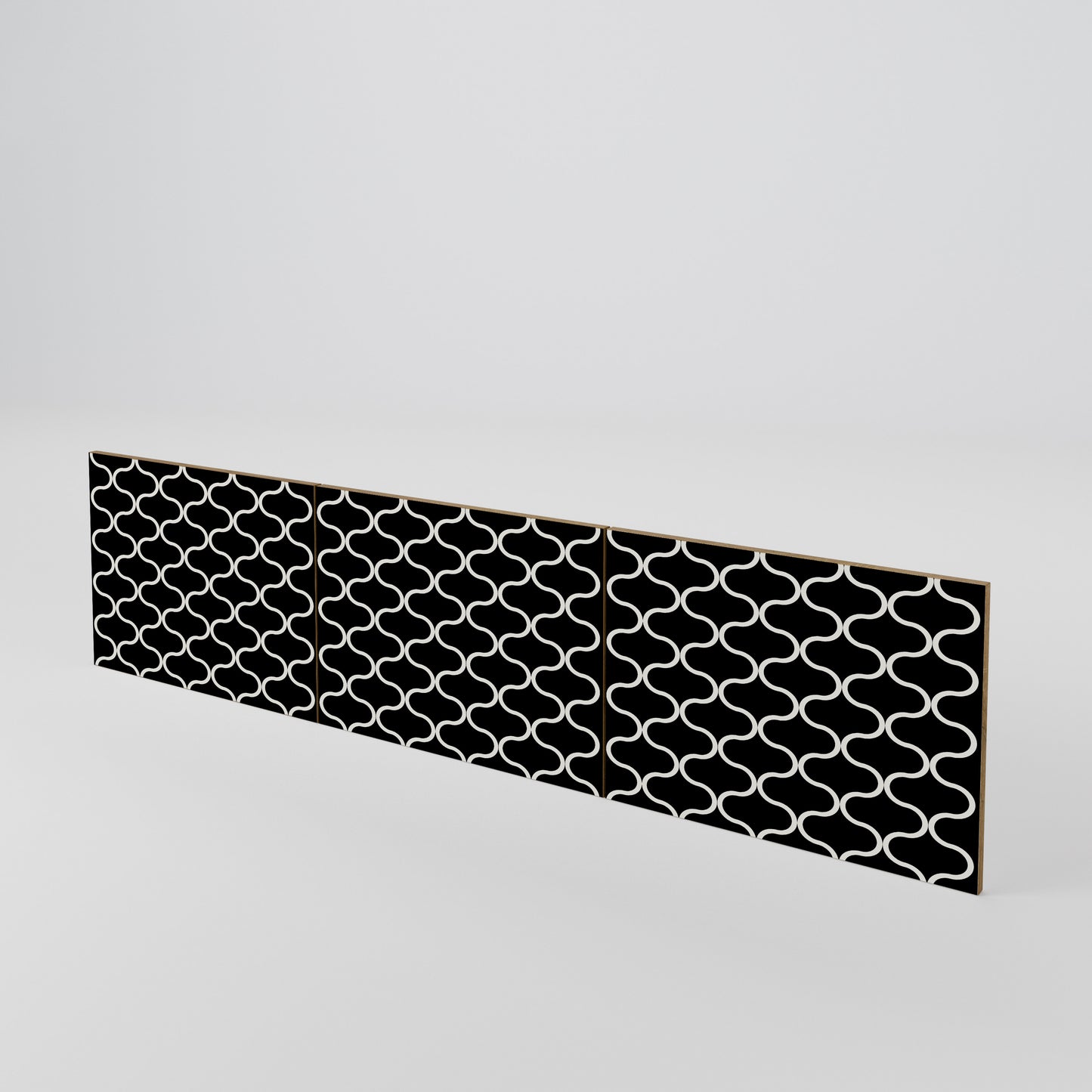 TESSELATED BLACKNESS Set di 3 ante per mobile TV