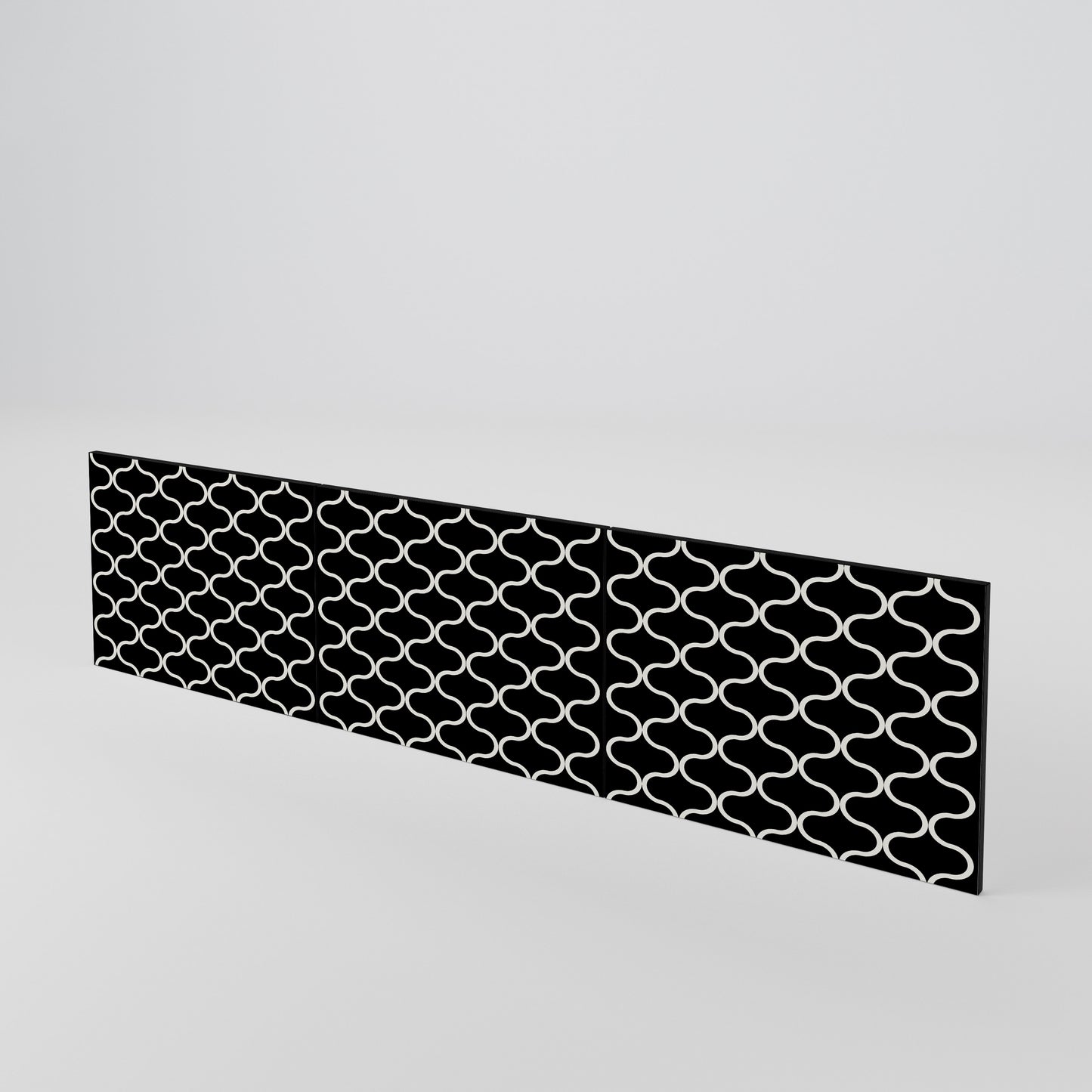 TESSELATED BLACKNESS Set di 3 ante per mobile TV