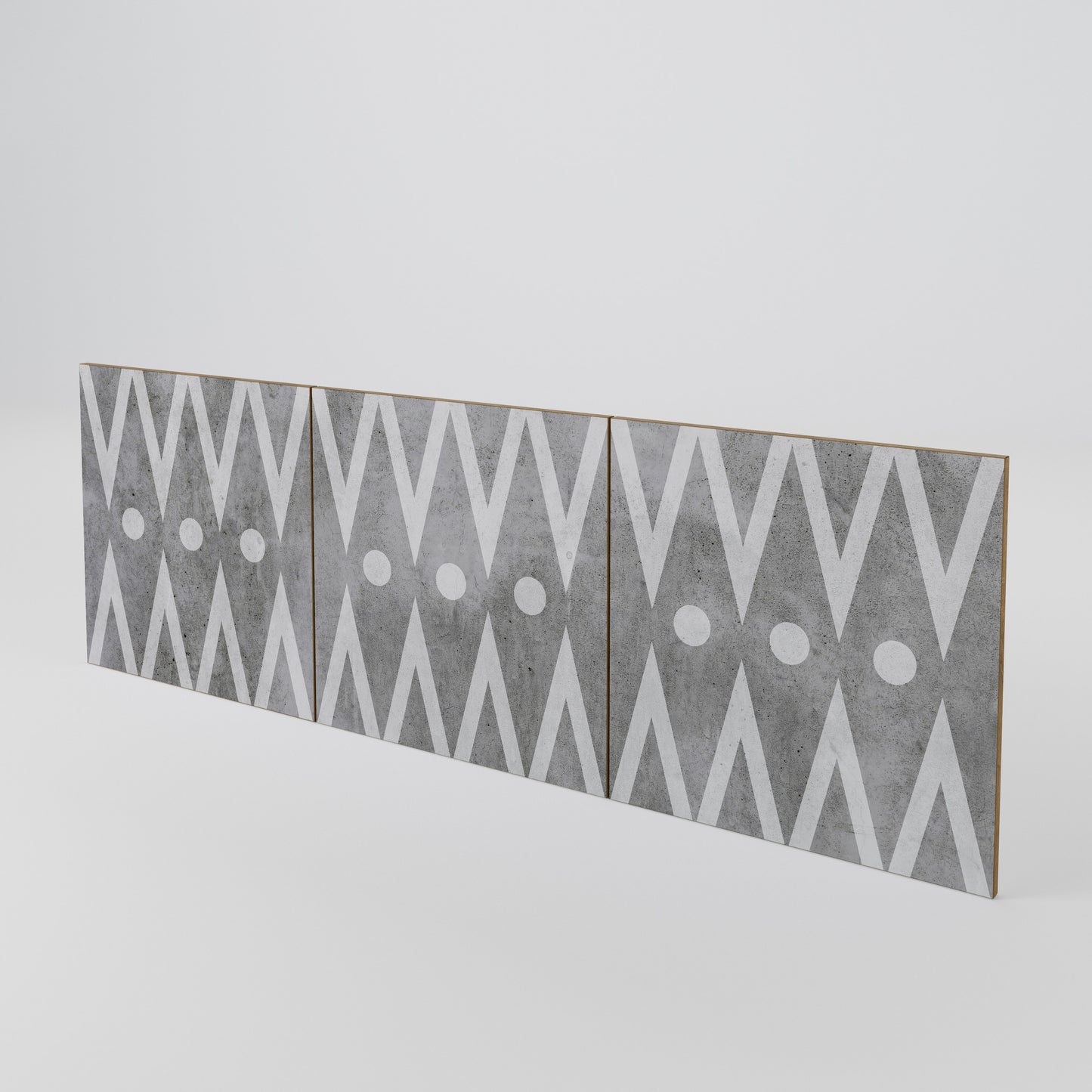 SHARP EDGES 3-Piece Sideboard Door Set