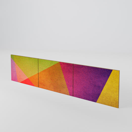 VIVID GEOMETRY Set di 3 ante per mobile TV