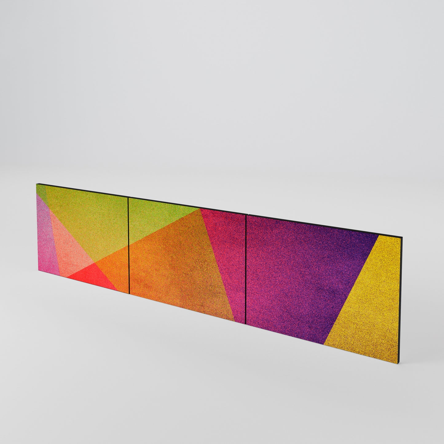 VIVID GEOMETRY Set di 3 ante per mobile TV