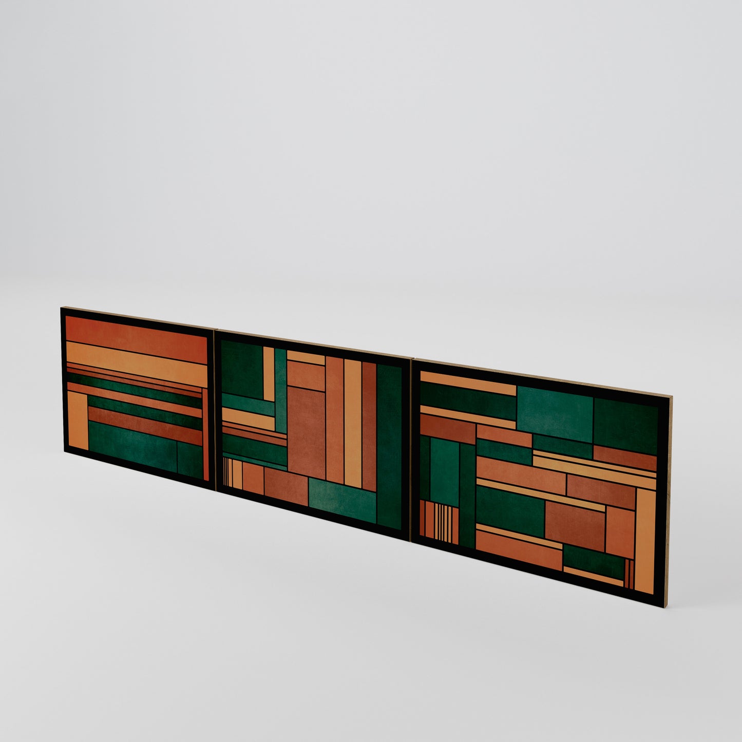 EARTHY FIGURES Set di 3 ante per mobile TV