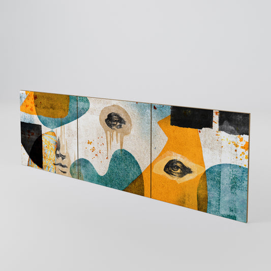ABSTRACT FACES Set di 3 ante per madia