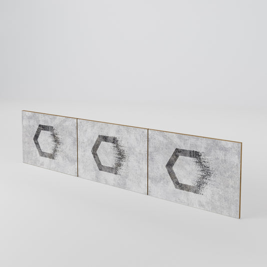 HEXAGONAL FIGURES Set di 3 ante per mobile TV