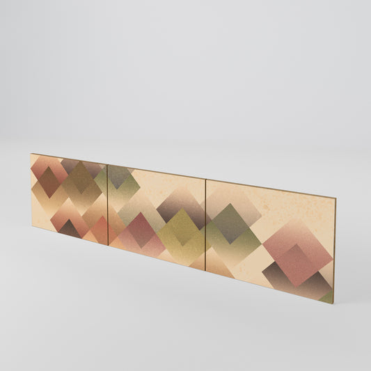 GEOMETRIC FUSION Set di 3 ante per mobile TV