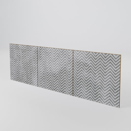 CONCRETE ZIG ZAG Set di 3 ante per madia