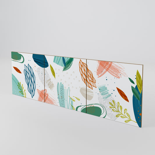 BOTANICAL HURRICANE Set di 3 ante per madia