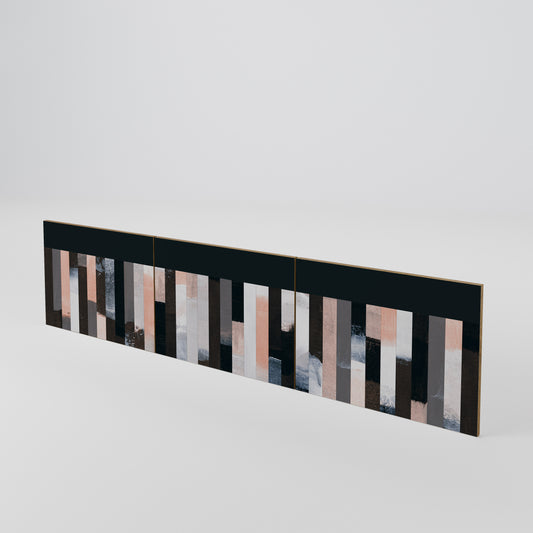 COLLAGE OF RECTANGLES Set di 3 ante per mobile TV