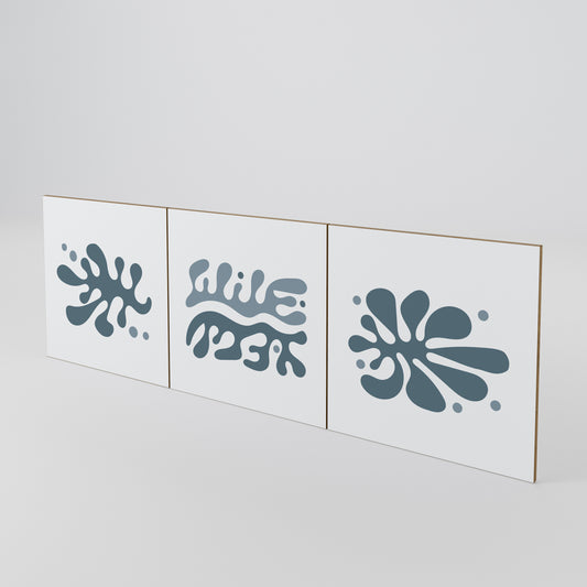 WONDERLAND VEGETATION Set di 3 ante per madia