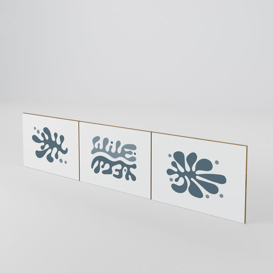 WONDERLAND VEGETATION Set di 3 ante per mobile TV