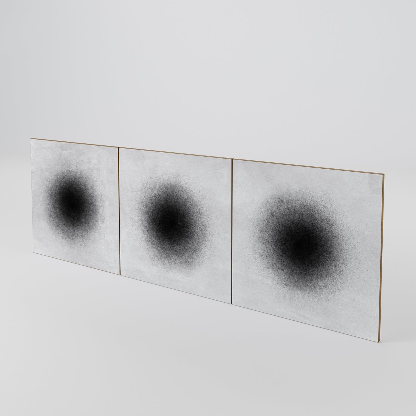 BLACK HOLE Set di 3 ante per madia