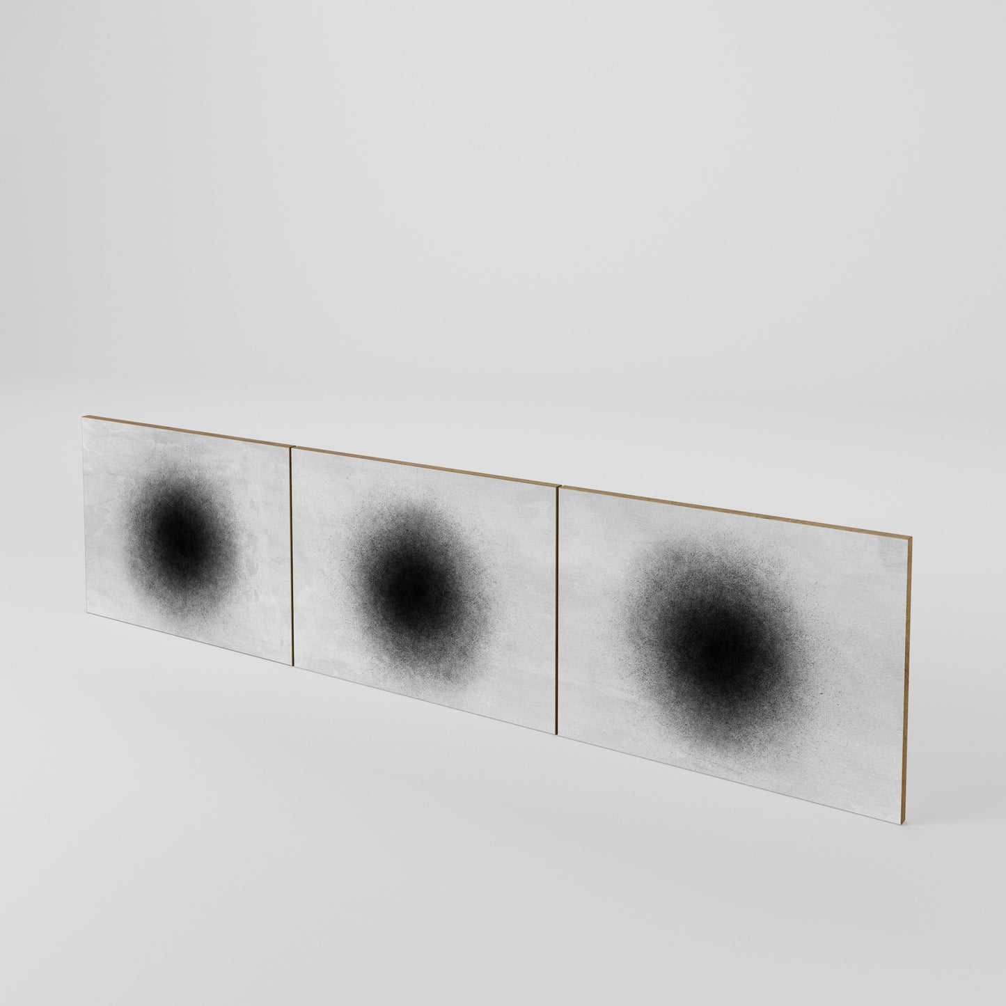 BLACK HOLE Set di 3 ante per mobile TV