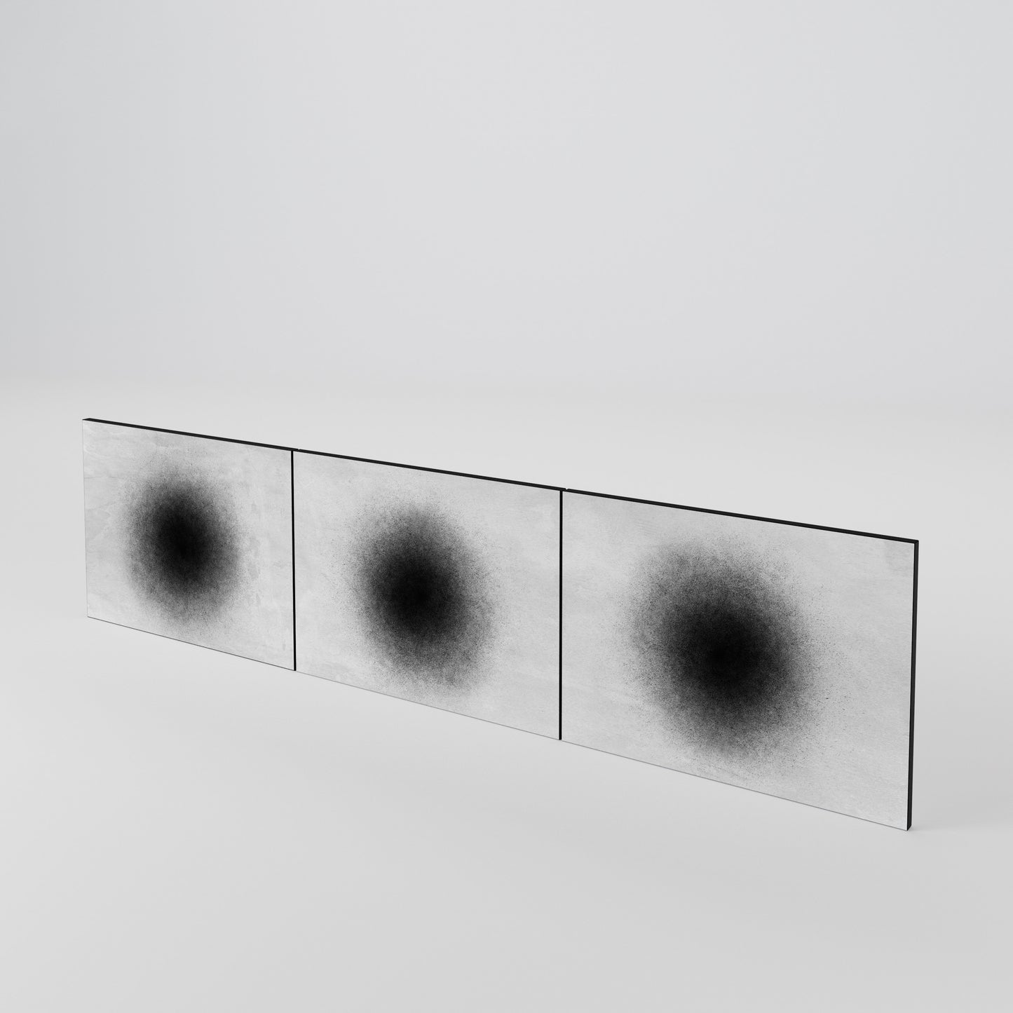 BLACK HOLE Set di 3 ante per mobile TV