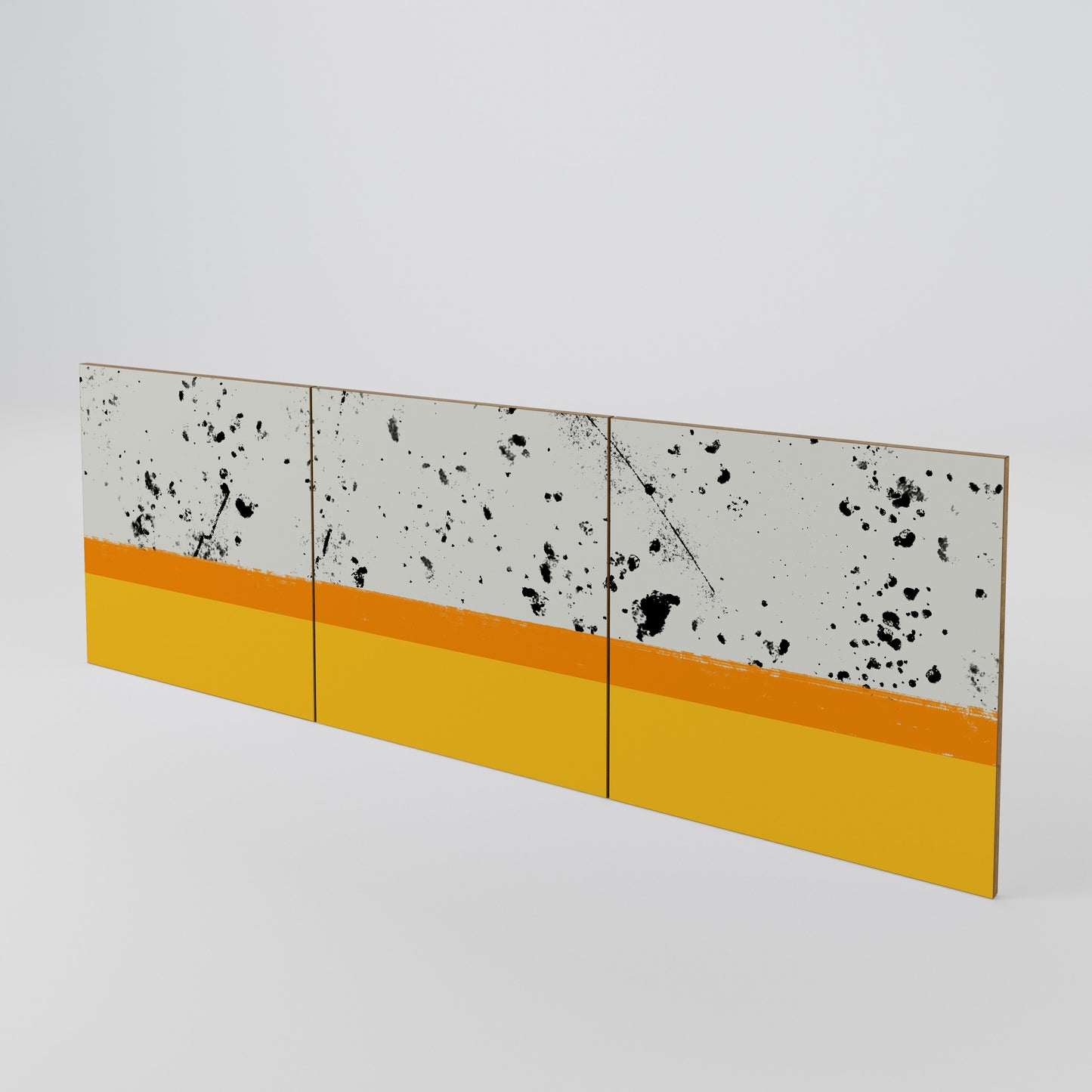 DYED BY ORANGE 3-Piece Sideboard Door Set