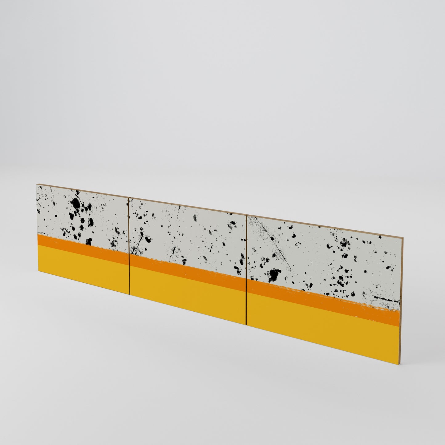 DYED BY ORANGE Set di 3 ante per mobile TV
