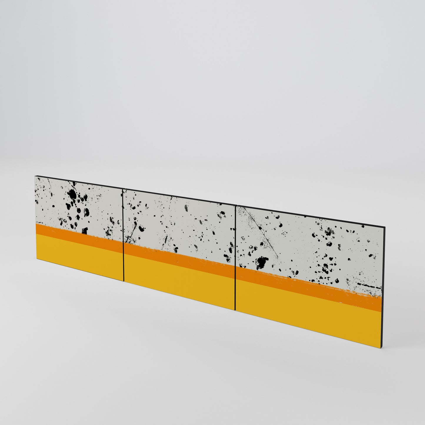 DYED BY ORANGE Set di 3 ante per mobile TV