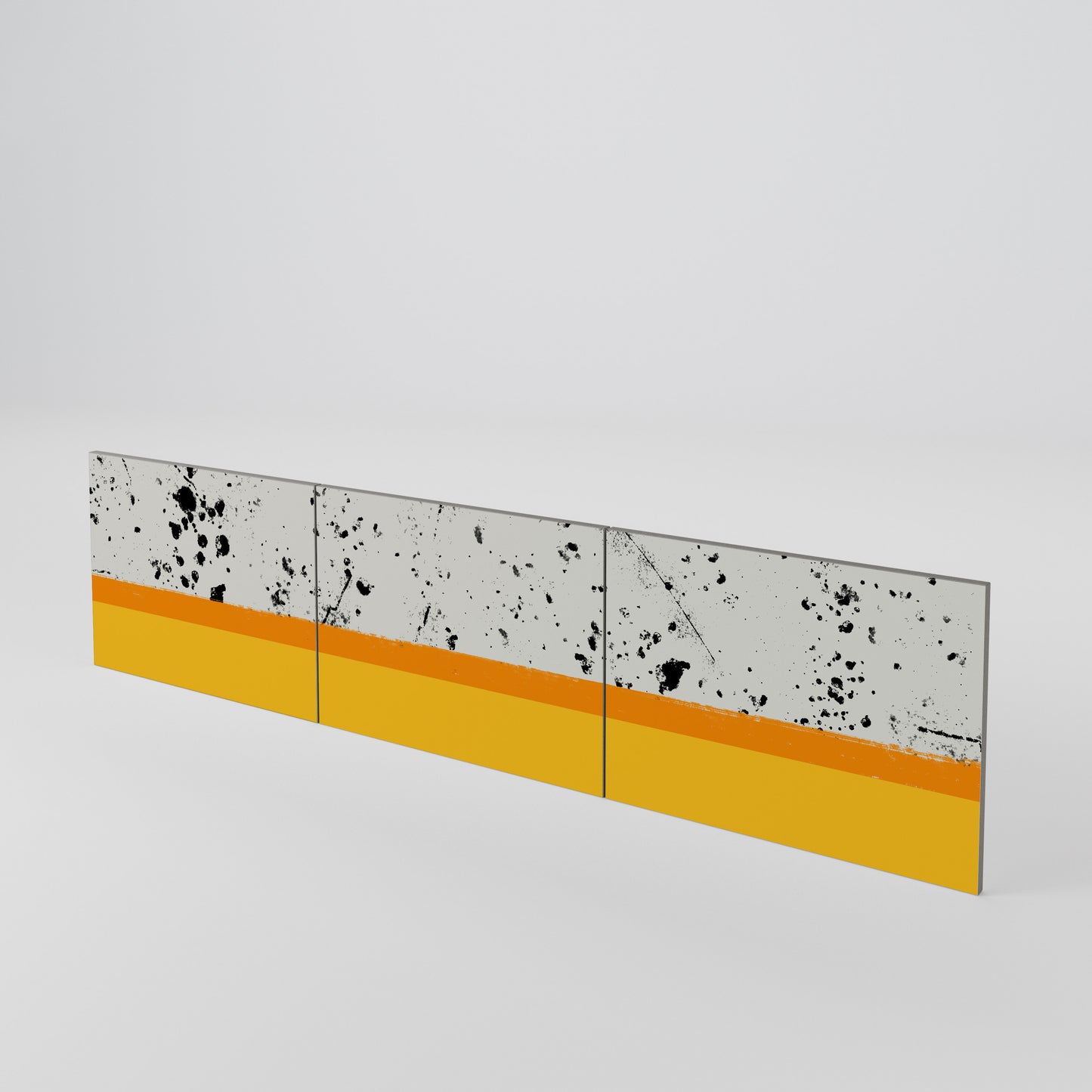DYED BY ORANGE Set di 3 ante per mobile TV