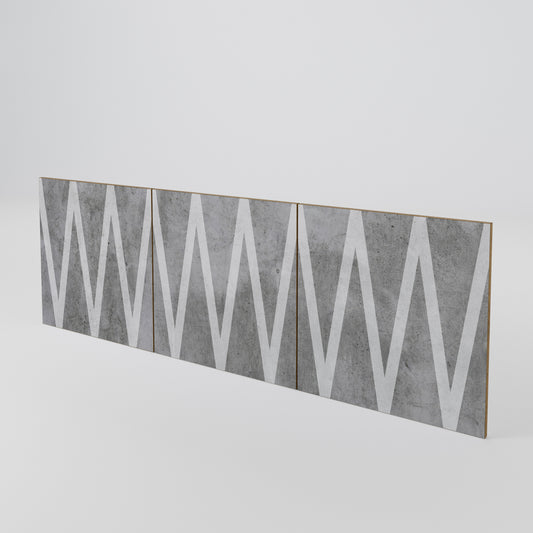 SOLID ZIG ZAG Set di 3 ante per madia