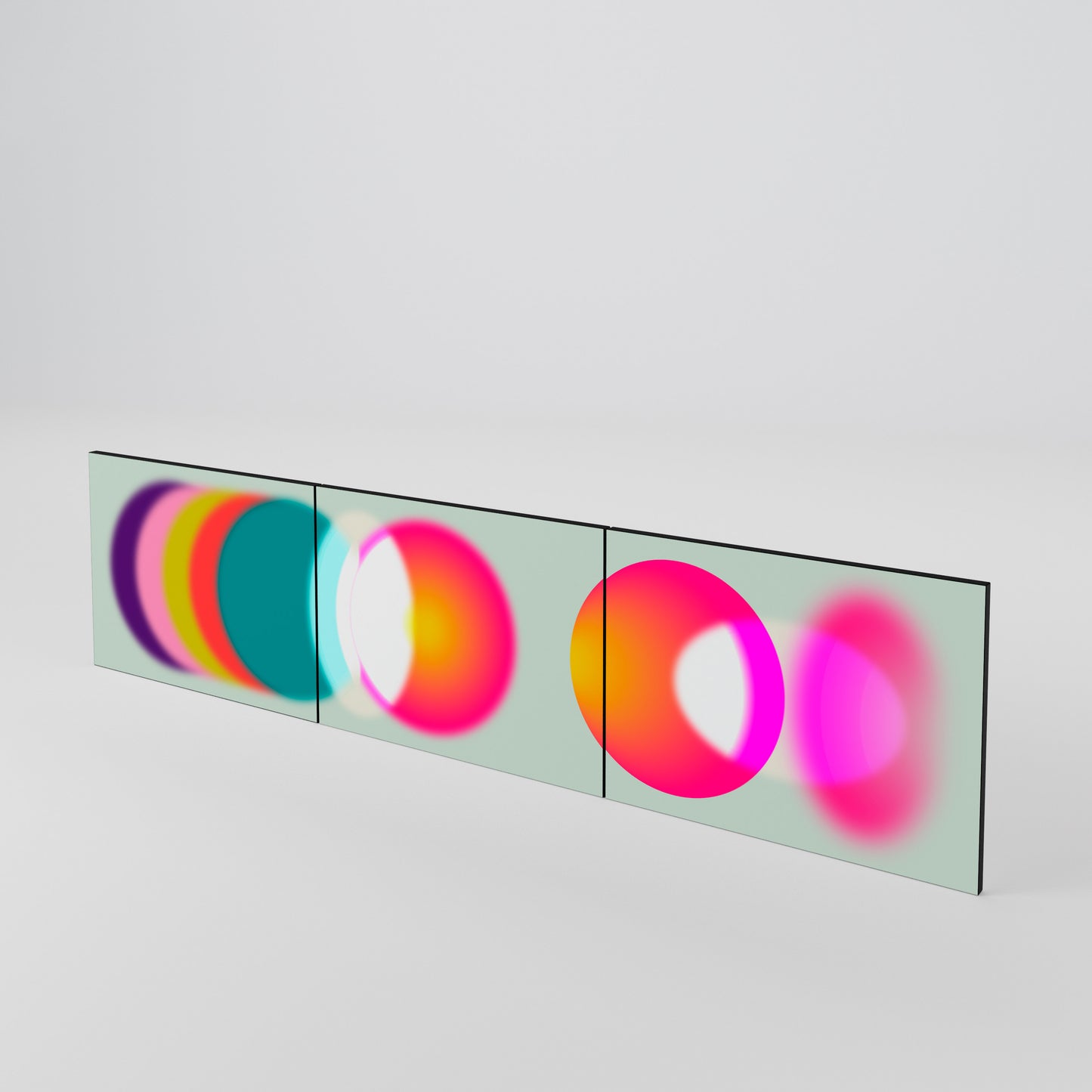 SYMPHONY OF COLORS Set di 3 ante per mobile TV