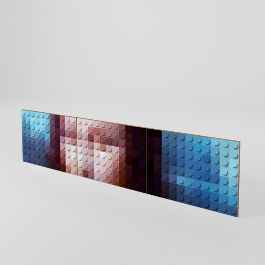 CONSTRUCTIVE ART Set di 3 ante per mobile TV