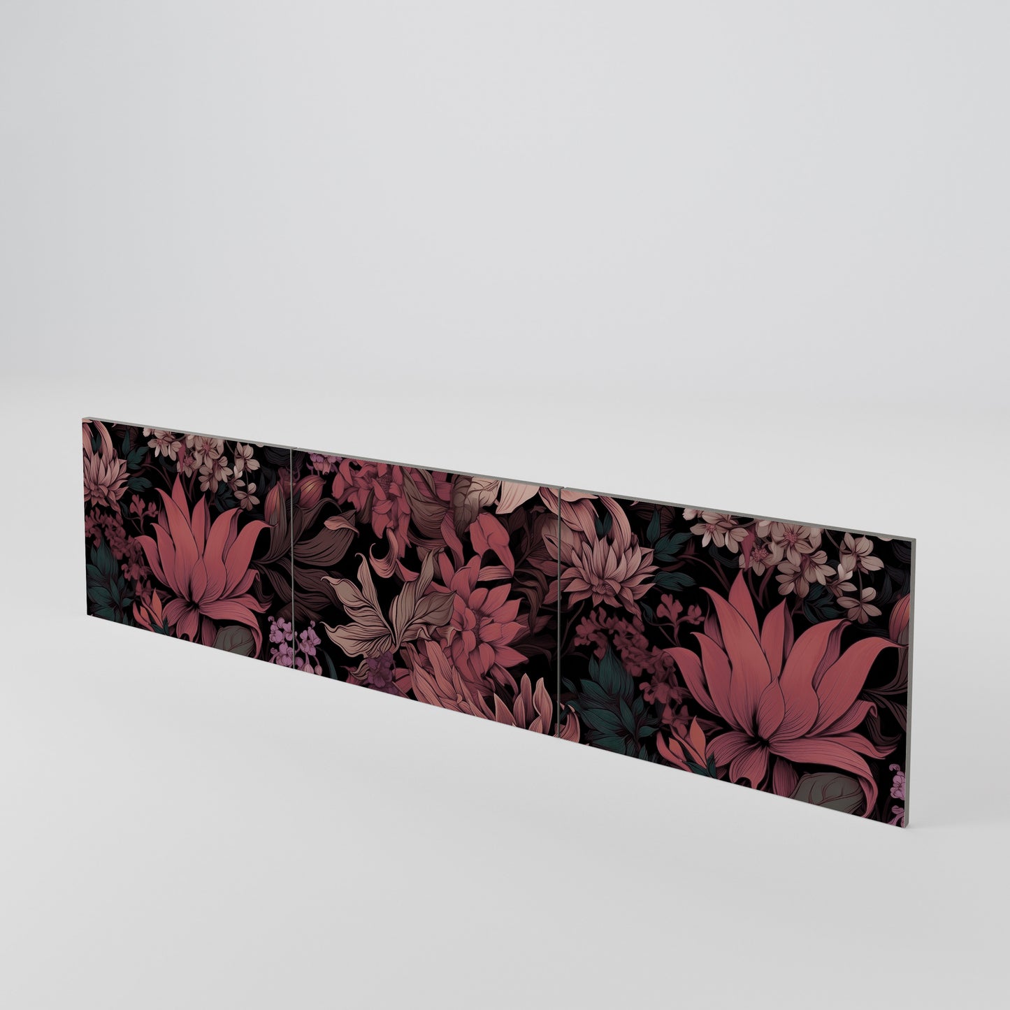 FLORAL WHISPER Set di 3 ante per mobile TV