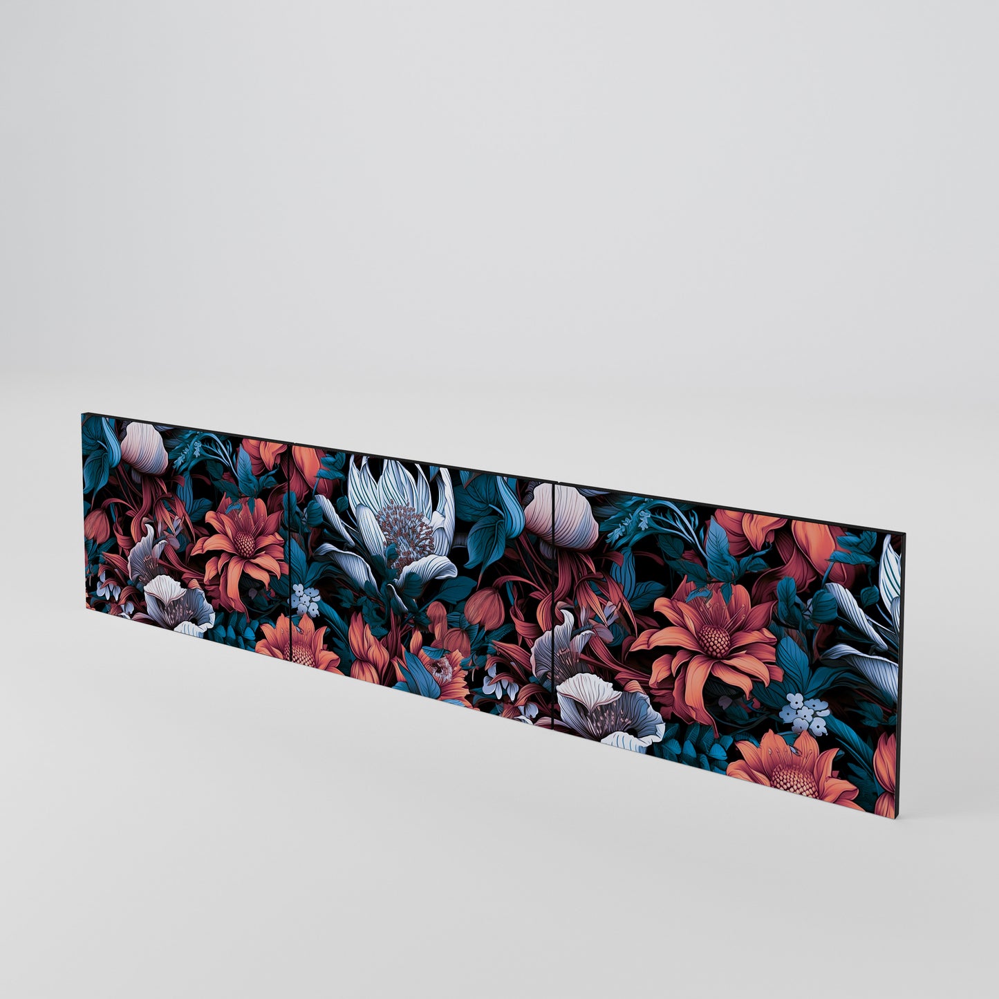 ETHEREAL BLOSSOMS Set di 3 ante per mobile TV