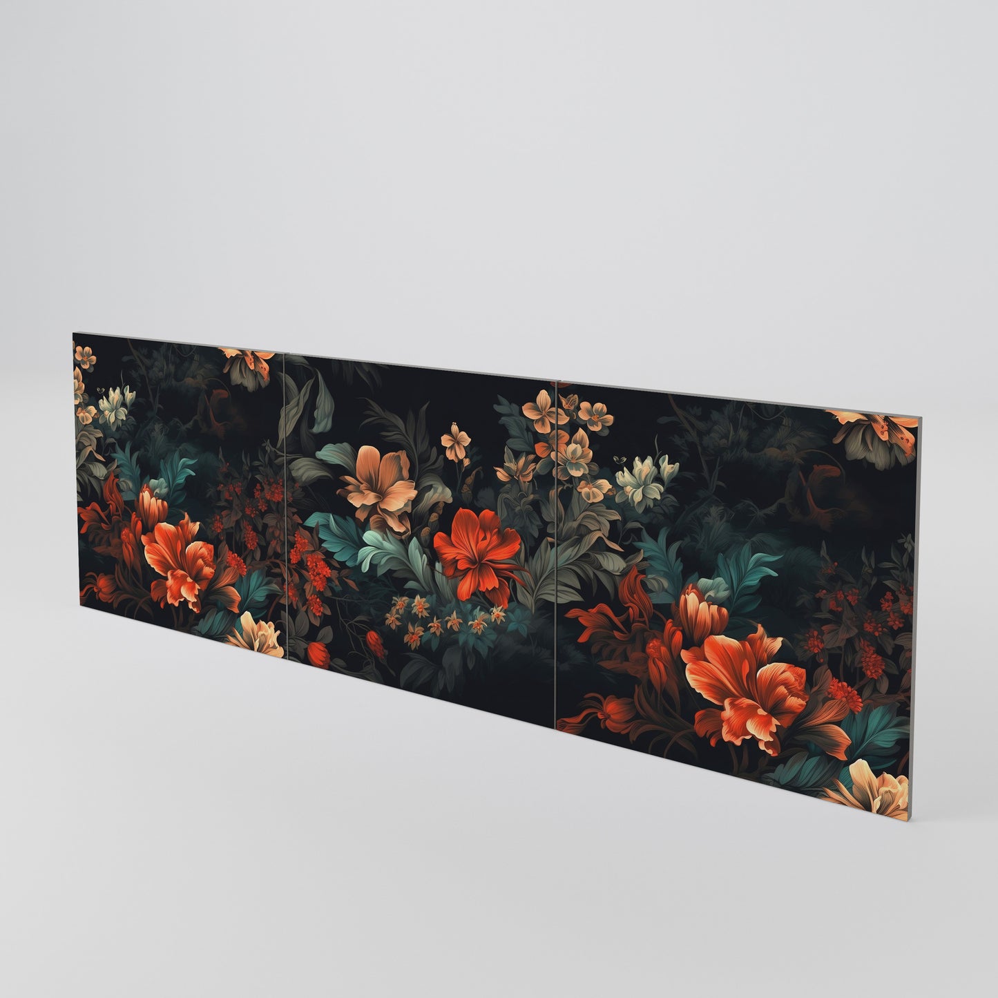 IMAGINARY BLOSSOM 3-Piece Sideboard Door Set