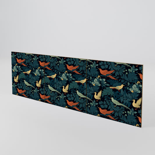 FOWL ORNAMENT Set di 3 ante per madia