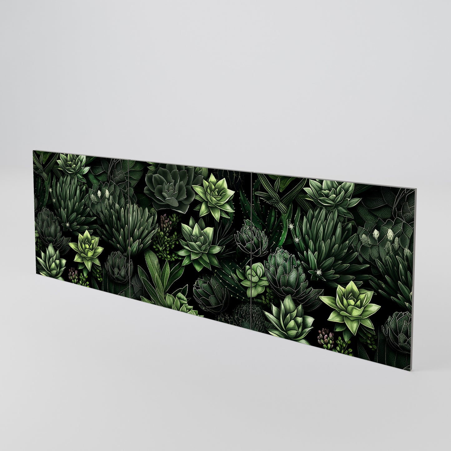 SUCCULENT JUNGLE Set di 3 ante per madia