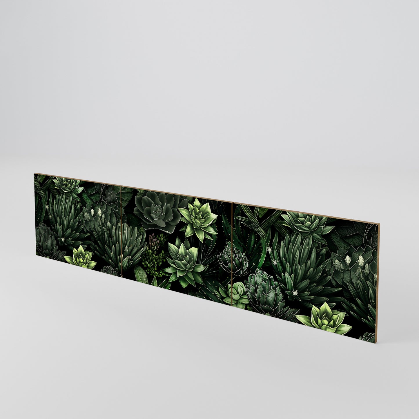 SUCCULENT JUNGLE Set di 3 ante per mobile TV