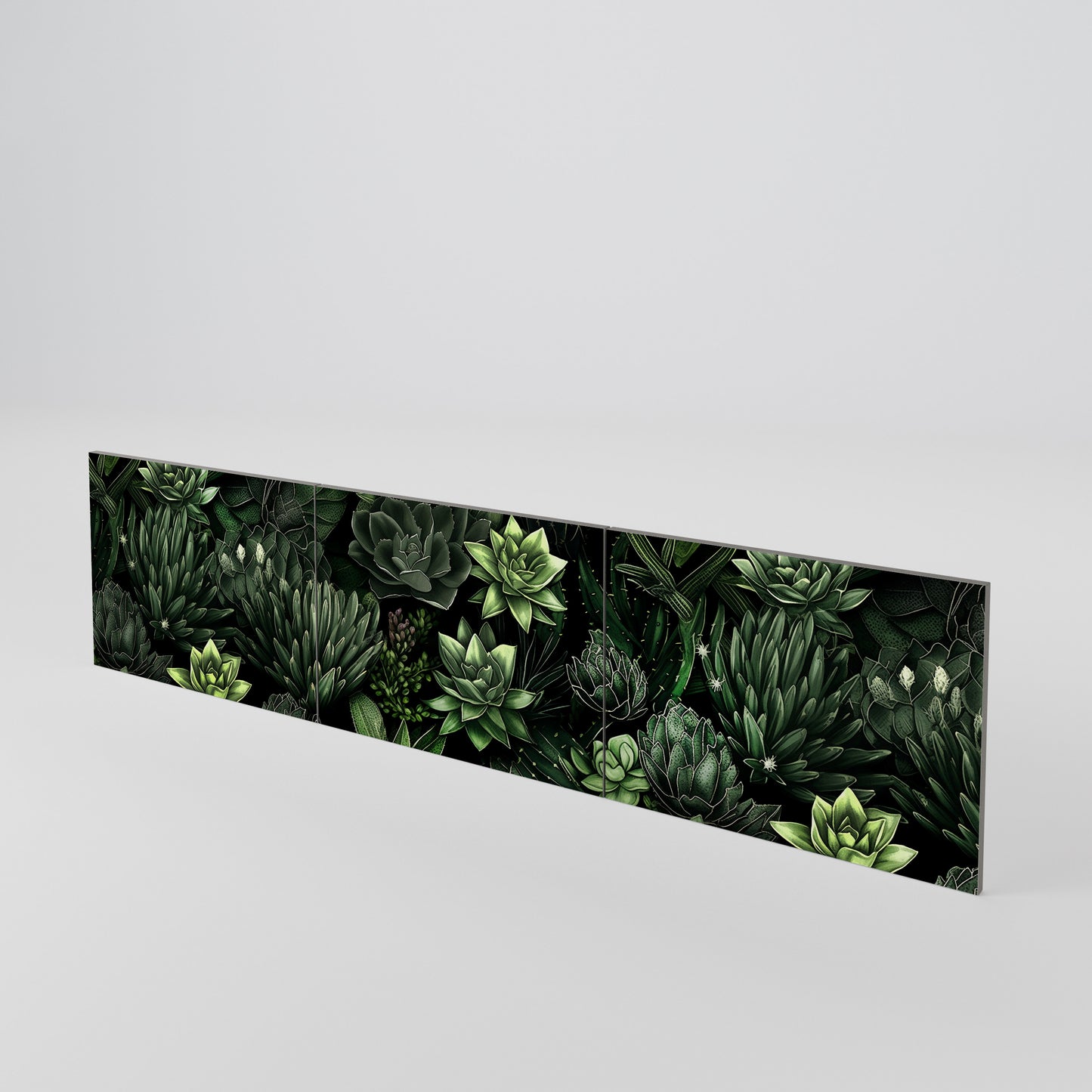 SUCCULENT JUNGLE Set di 3 ante per mobile TV