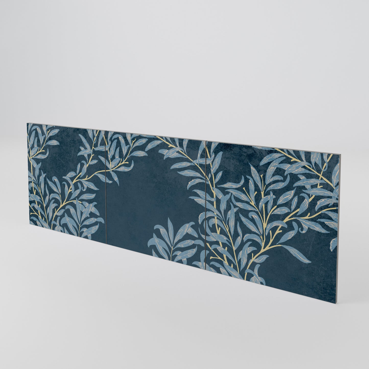 BLUE LEAVES Set di 3 ante per madia