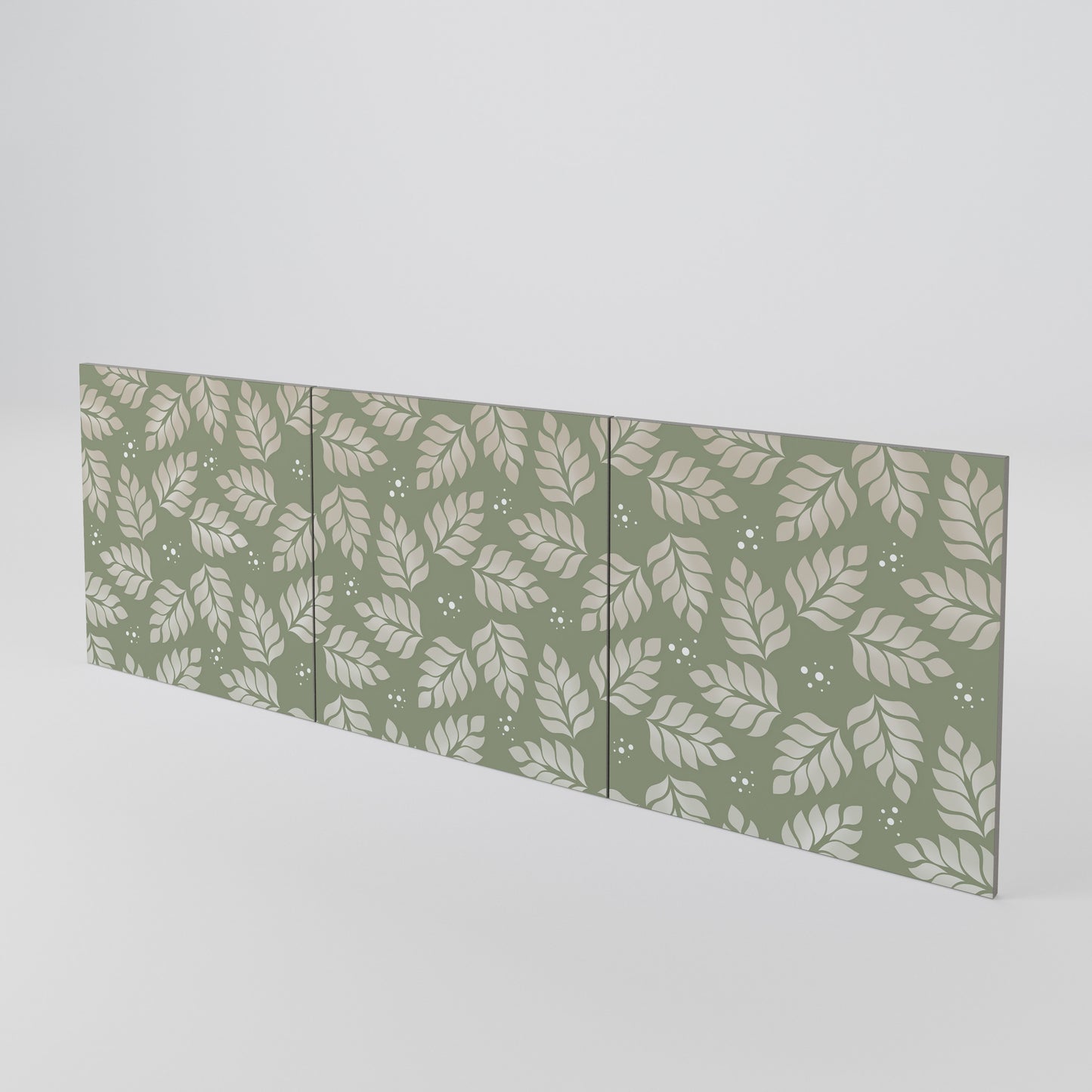 LEAVES ON GREEN Set di 3 ante per madia