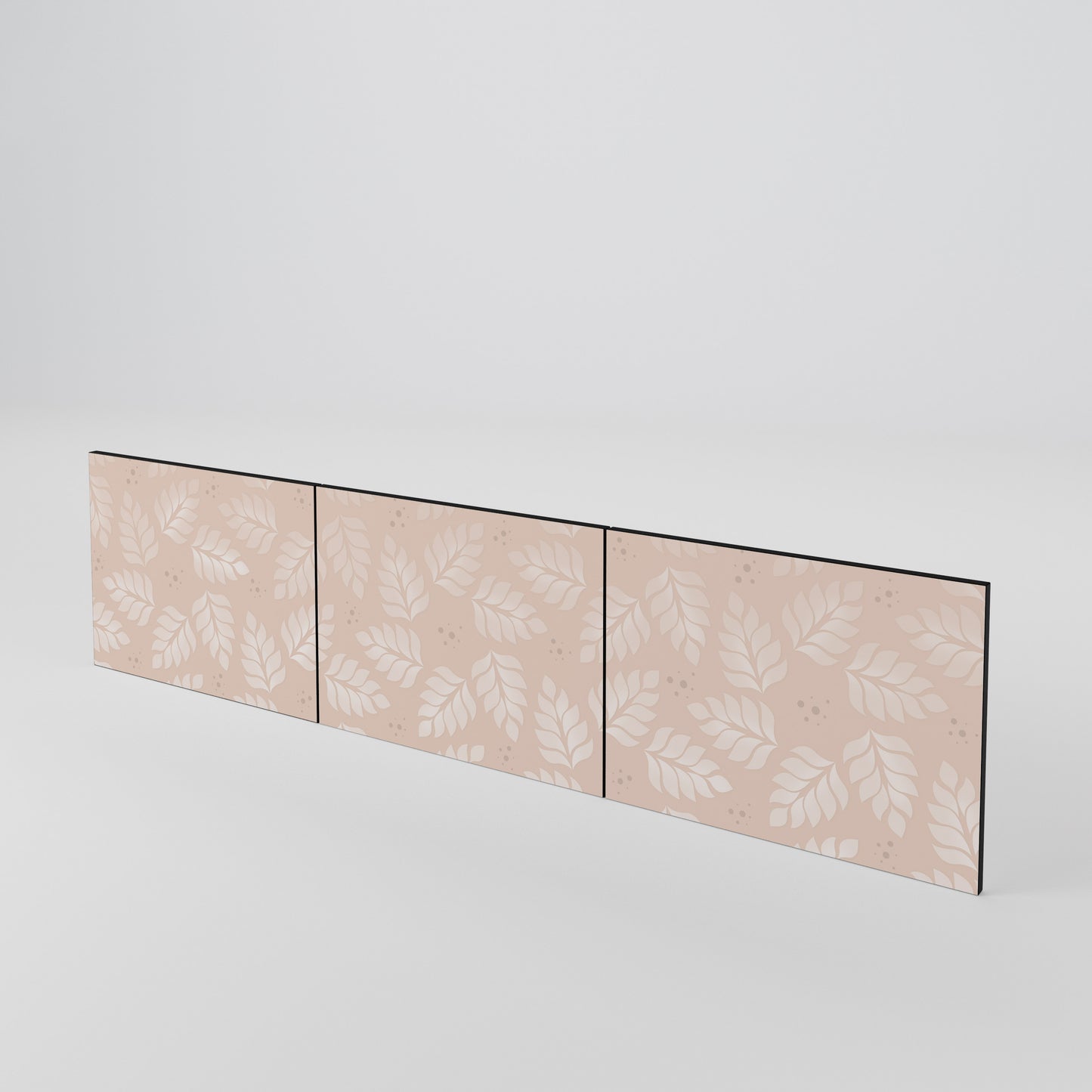 LEAVES ON BEIGE Set di 3 ante per mobile TV