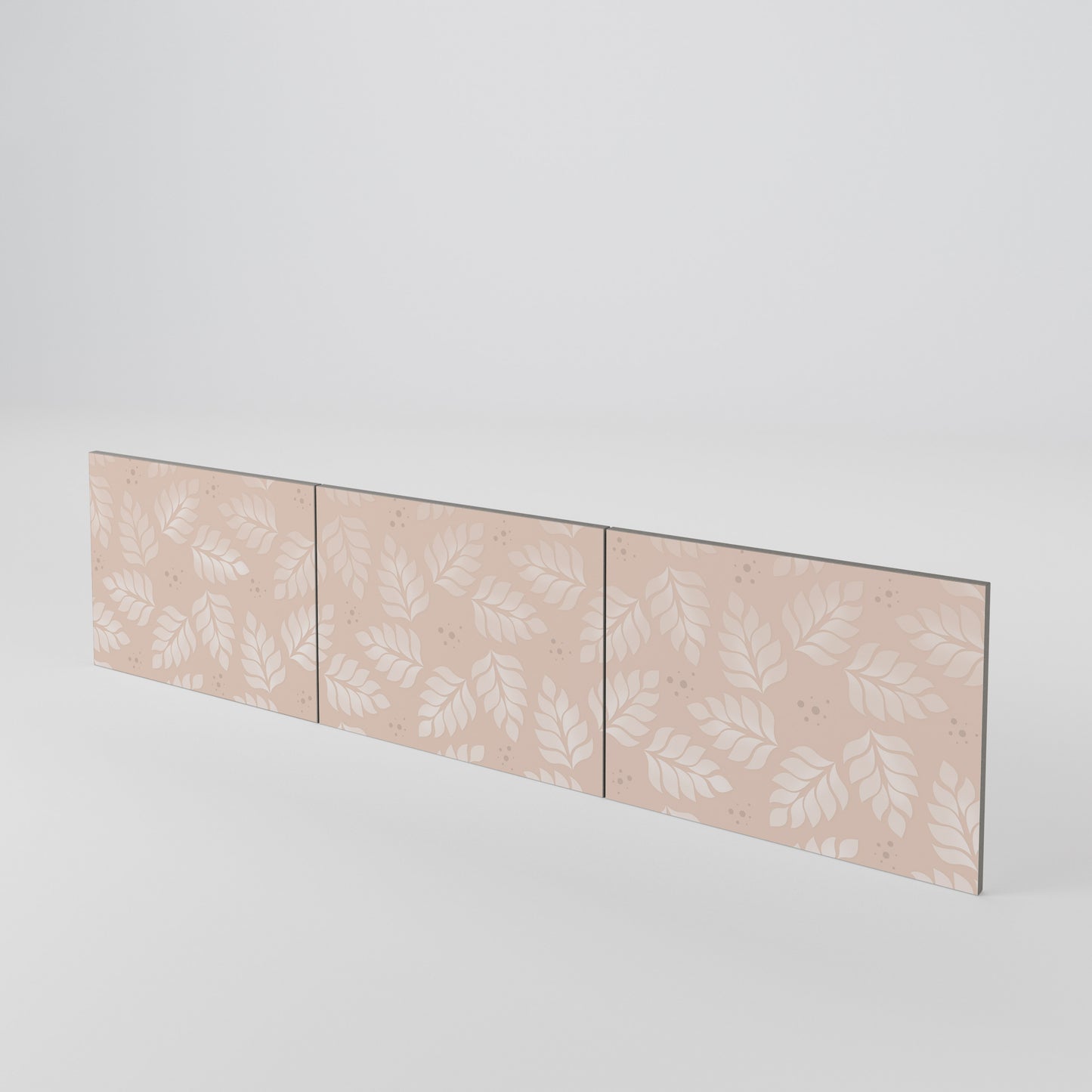 LEAVES ON BEIGE Set di 3 ante per mobile TV