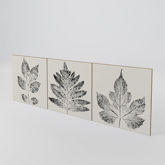 LEAFY STAMPS Set di 3 ante per madia