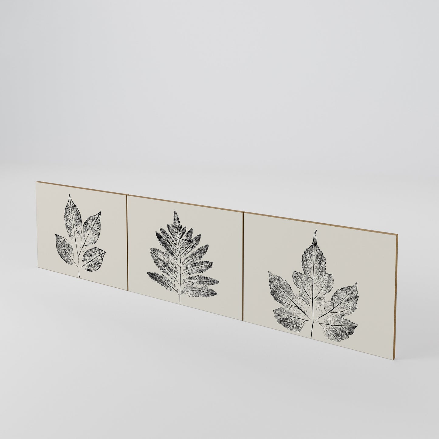 LEAFY STAMPS Set di 3 ante per mobile TV