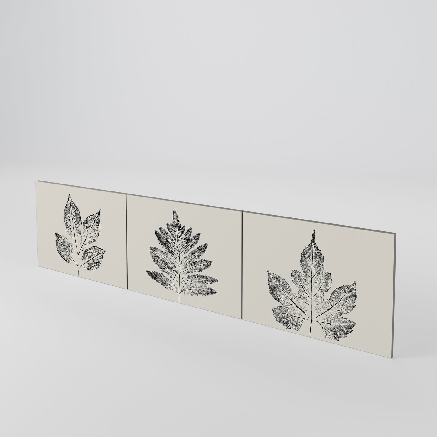 LEAFY STAMPS Set di 3 ante per mobile TV