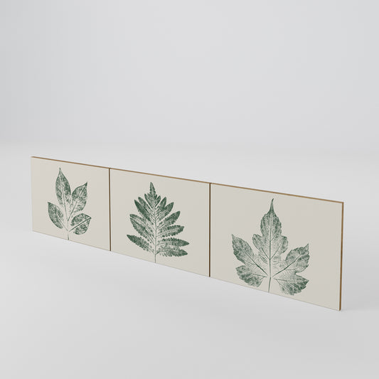GREEN LEAFY STAMPS Set di 3 ante per mobile TV
