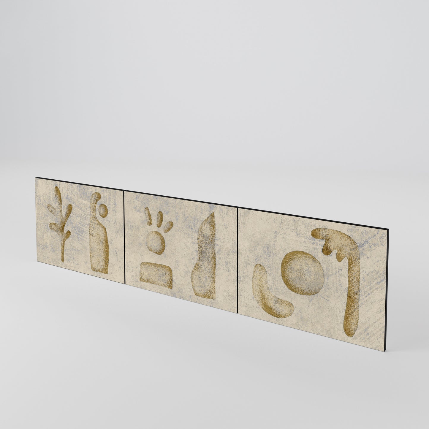 SAND SCULPTURES Set di 3 ante per mobile TV