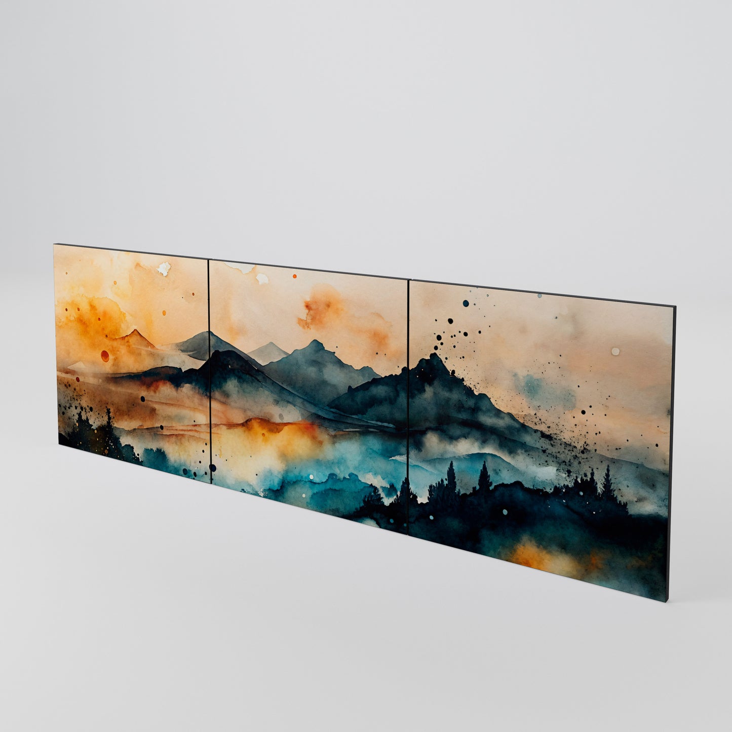 OMINOUS MOUNTAINS Set di 3 ante per madia
