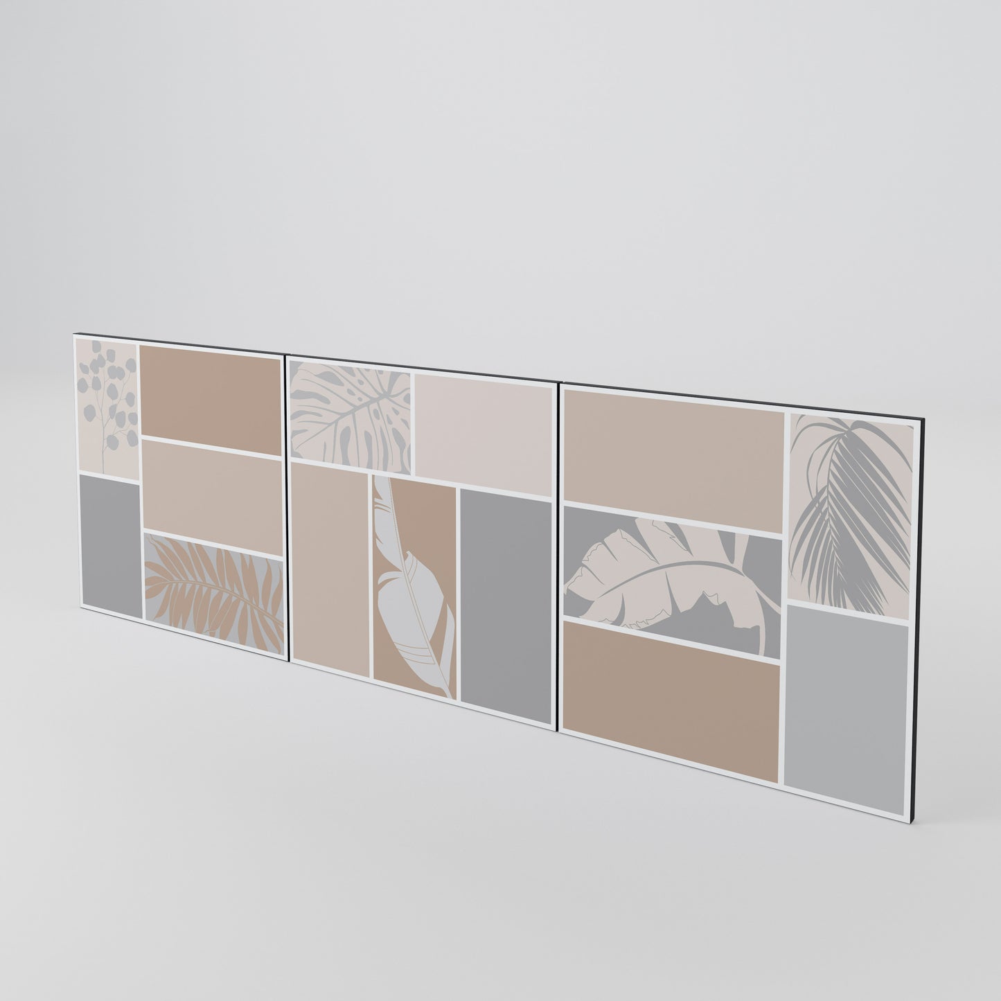 TROPICAL SHAPES Set di 3 ante per madia