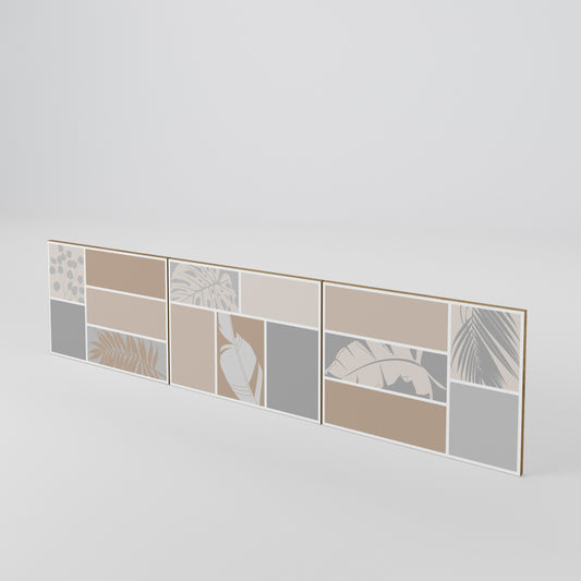 TROPICAL SHAPES Set di 3 ante per mobile TV