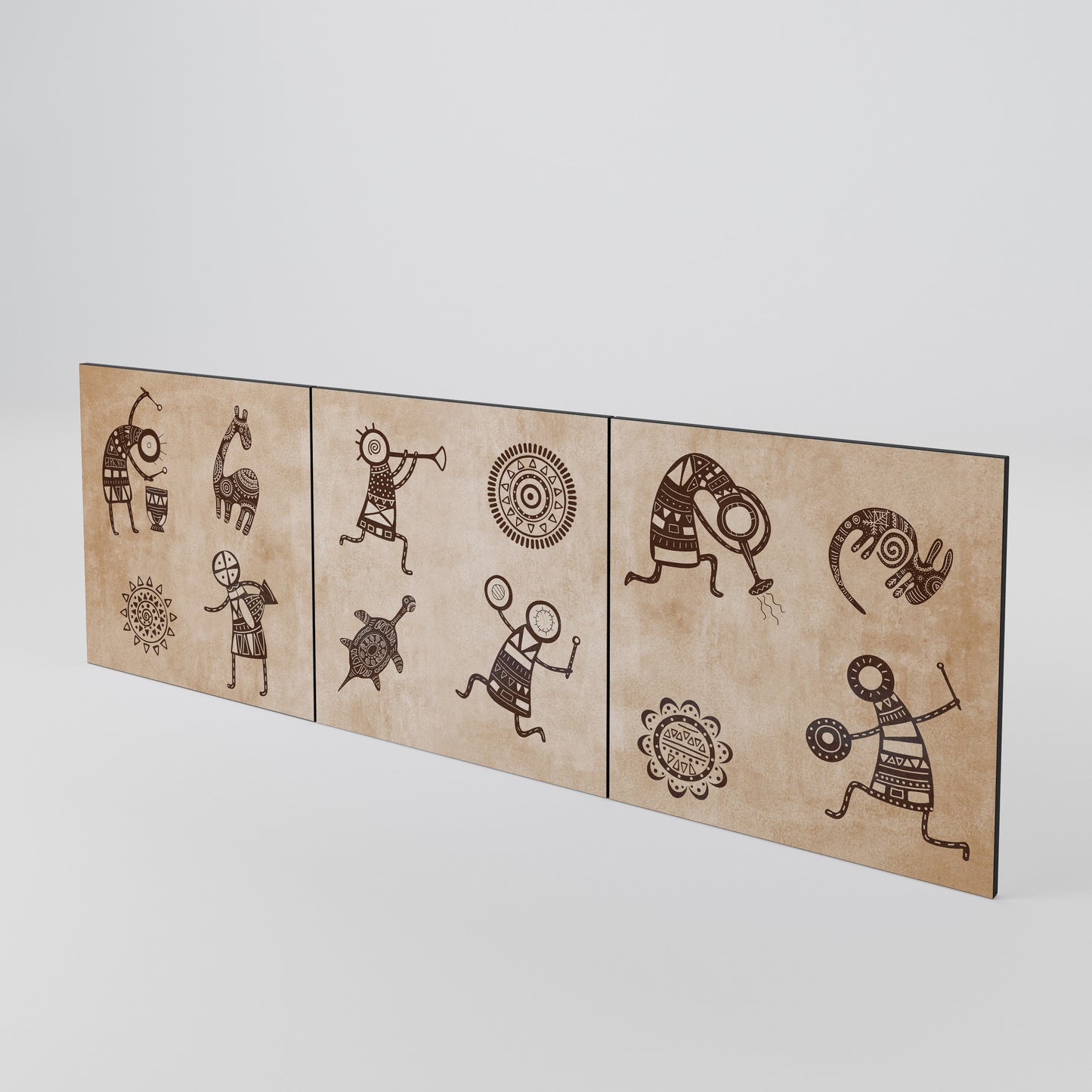 AFRICAN STYLE Set di 3 ante per madia