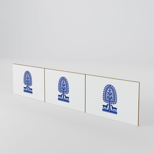POLISH FOLK ART Set di 3 ante per mobile TV