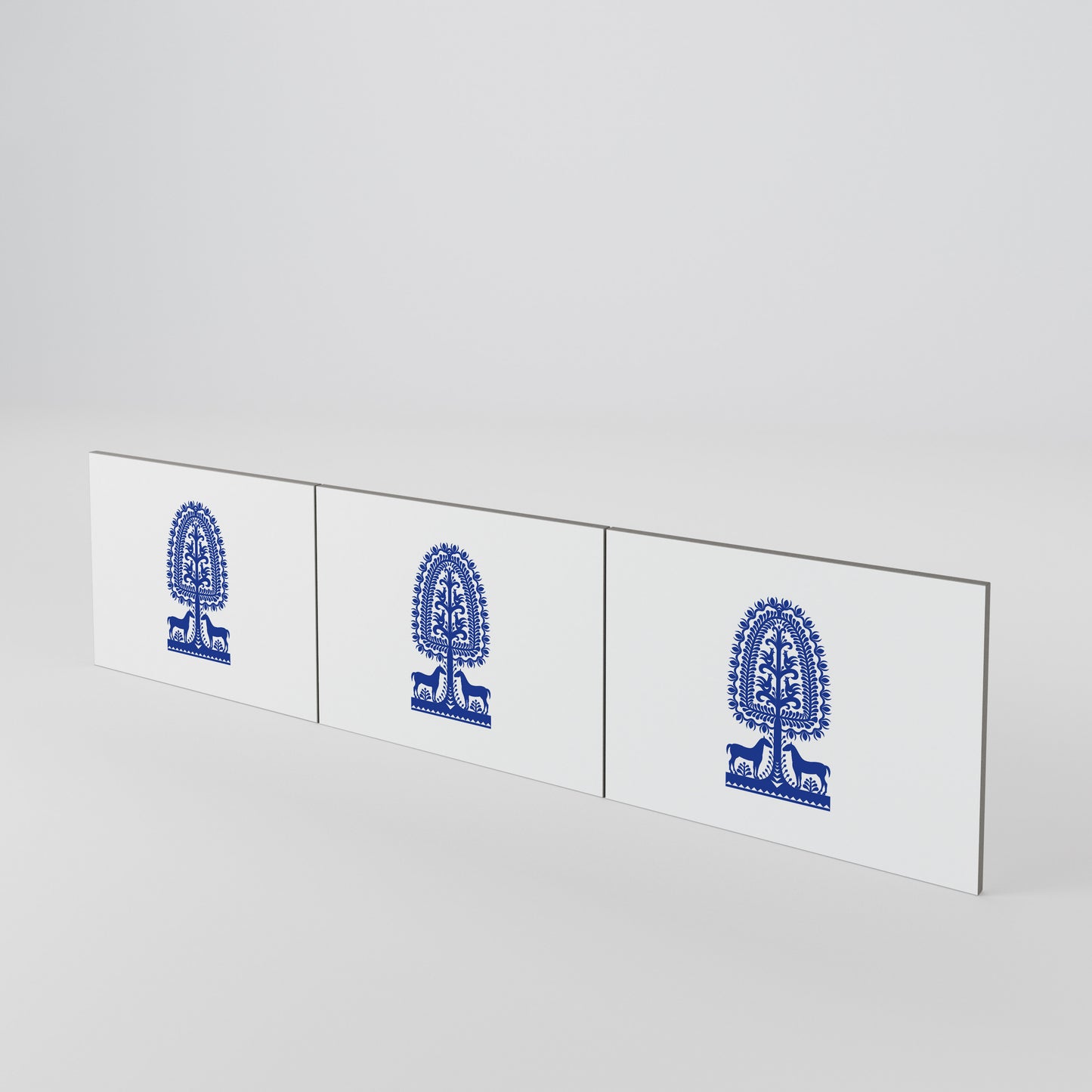 POLISH FOLK ART Set di 3 ante per mobile TV