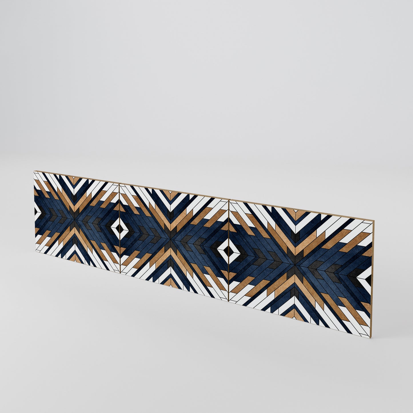 ARTFUL GEOMETRY Set di 3 ante per mobile TV