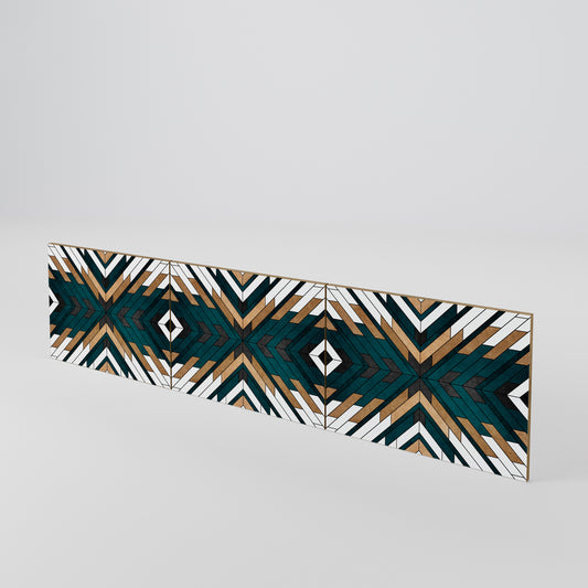 ARTISTIC GEOMETRY Set di 3 ante per mobile TV