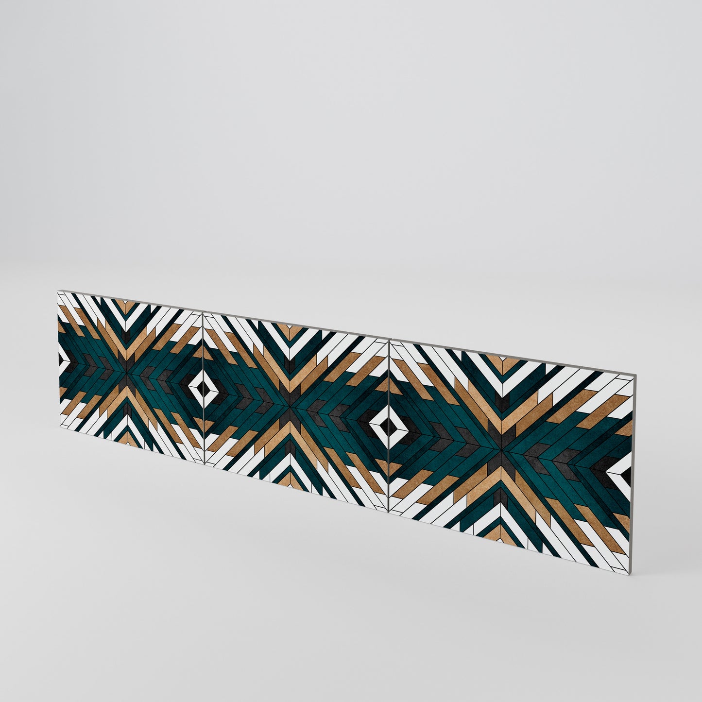 ARTISTIC GEOMETRY Set di 3 ante per mobile TV